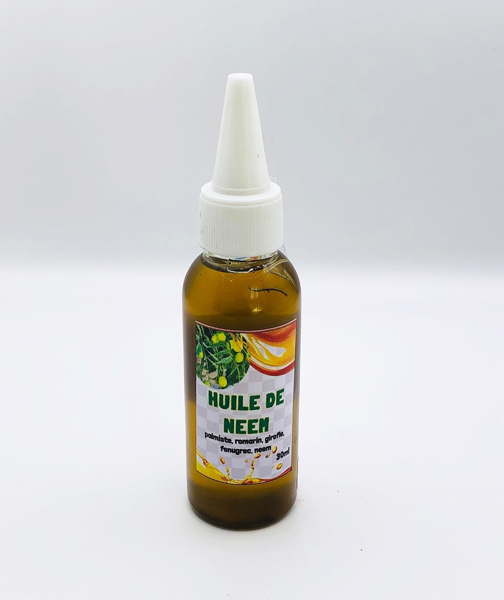 Huile capillaire de neem