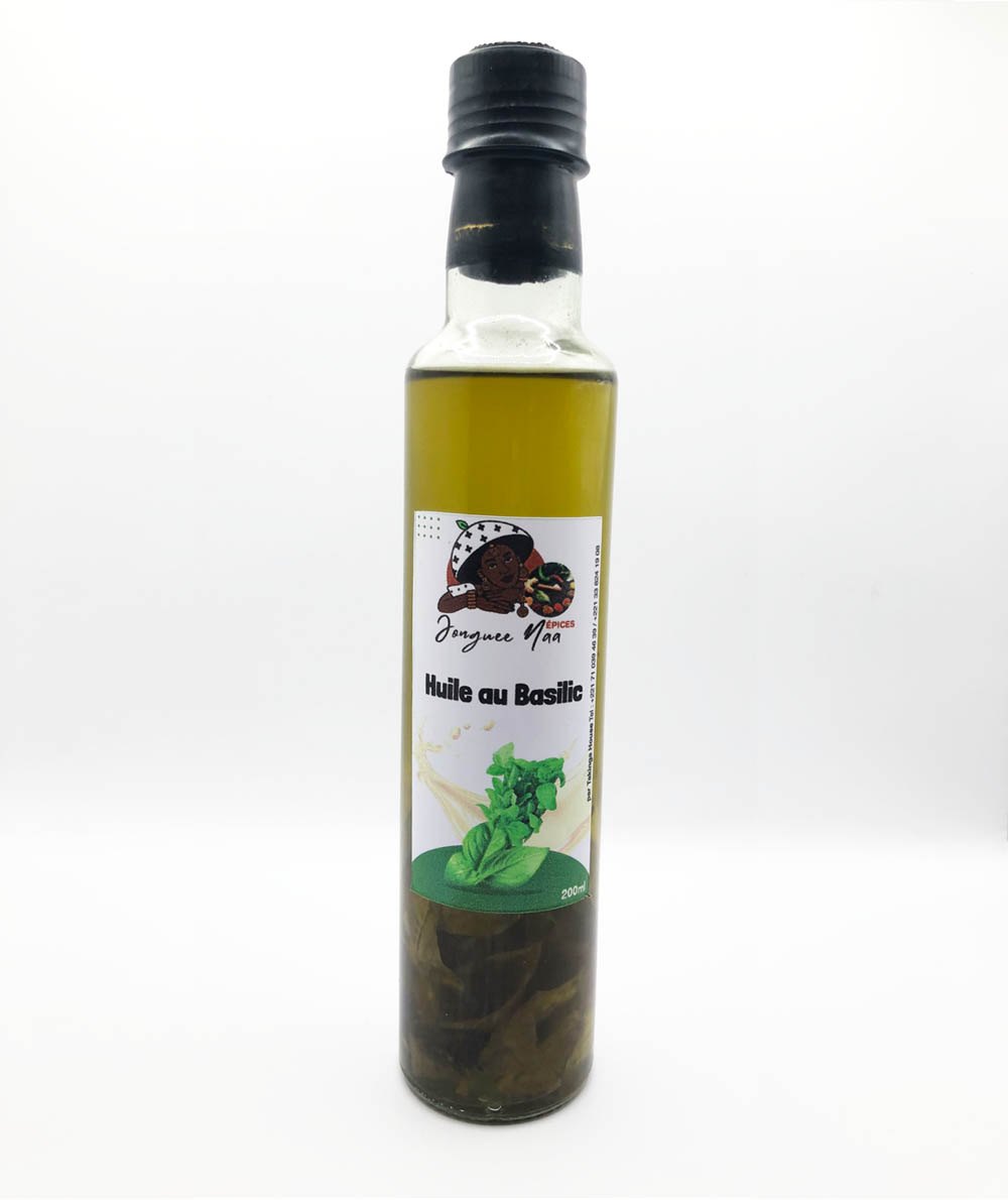 Huile aromatisé au basilic