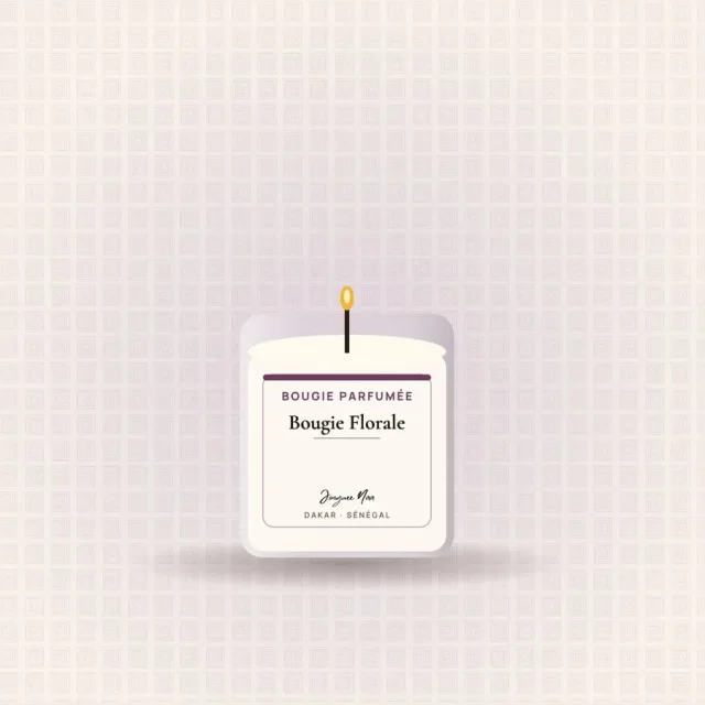 Bougie Florale
