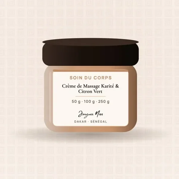 Crème de Massage Karité & Citron Vert