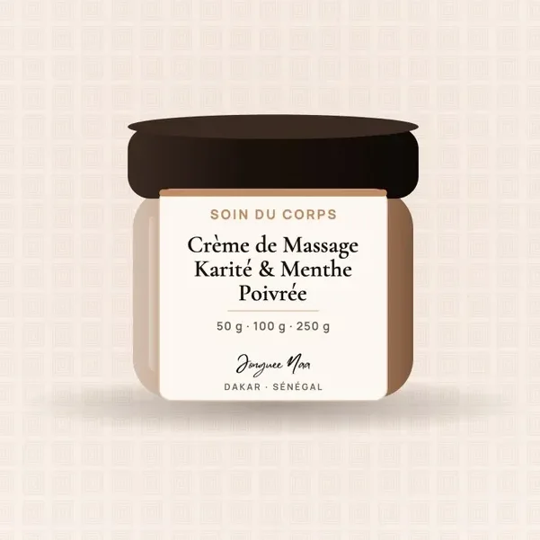 Crème de Massage Karité & Menthe Poivrée