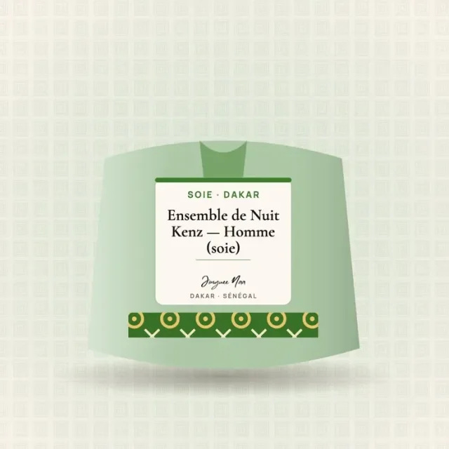 Ensemble de Nuit Kenz — Homme (soie)