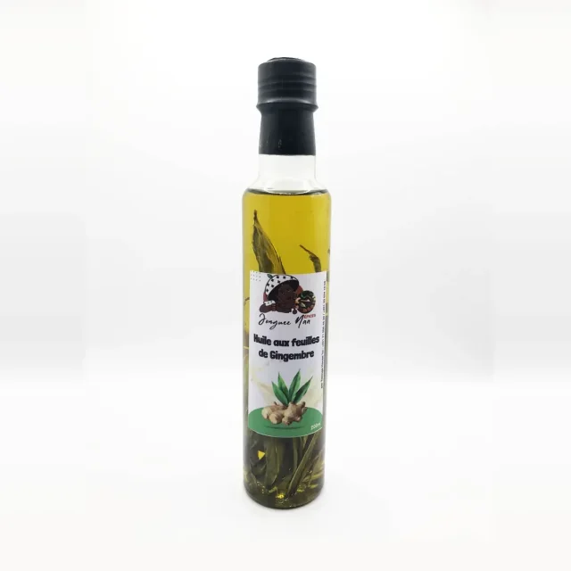 Huile Aromatisée aux Feuilles de Gingembre