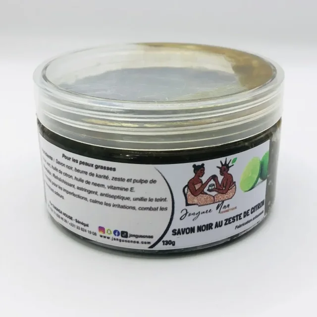 Savon Noir au Zeste de Citron